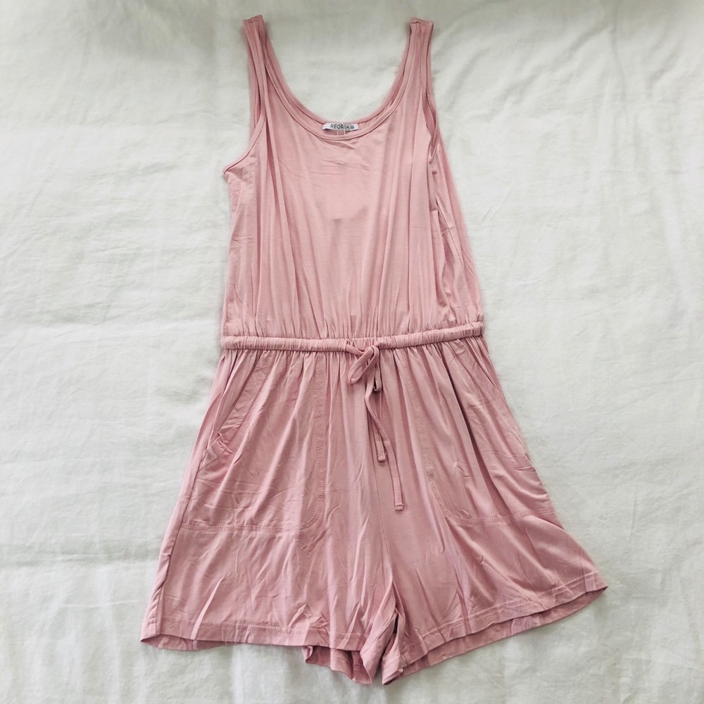 ReoRia Pink Sleeveless Romper